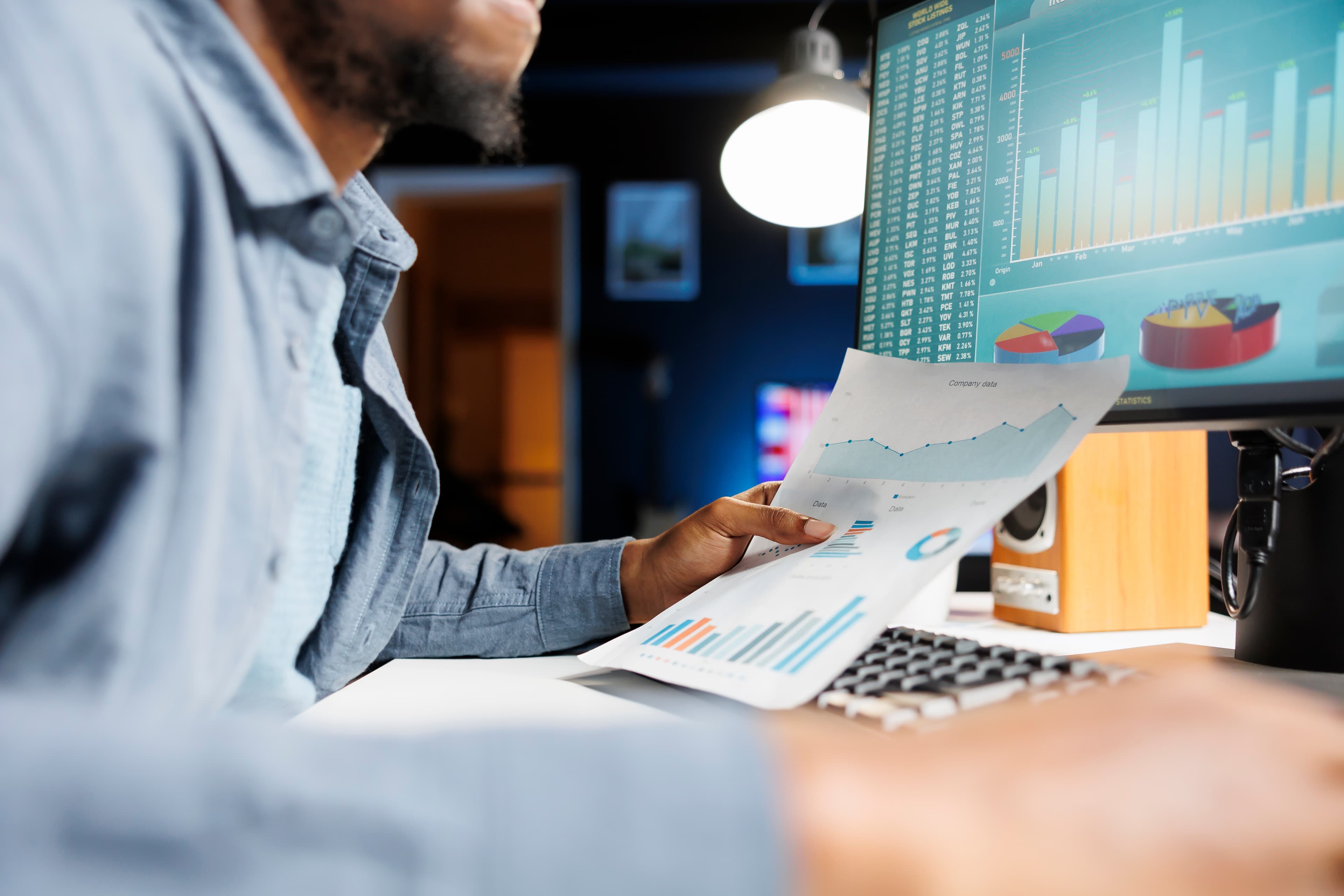 Financial Analysis concept